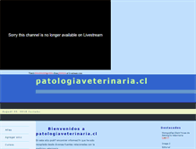 Tablet Screenshot of patologiaveterinaria.cl